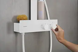 Душова система з термостатом Hansgrohe Rainfinity 250 1jet EcoSmart matt white 28742700 - мініатюра 3