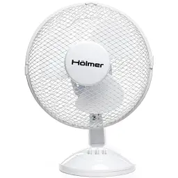 Вентилятор настільний Holmer HFS-1209-1W, White, 35 Вт, 2 швидкості, автоповорот, 3 лопаті по 23 см