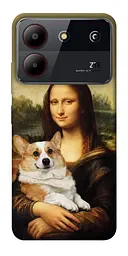 TPU чохол Demsky Mona corgi для ZTE Blade A54 4G