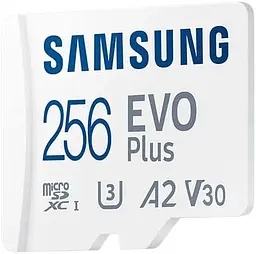 Samsung Мапа пам'яті Samsung microSD 256GB C10 UHS-I R130MB/s Evo Plus + SD - мініатюра 7