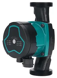 Циркуляційний насос Aquatica GPA25-4/180 III енергозберігаючий, 5-25Вт Hmax 4м Qmax 47л/хв Ø1½" 180мм + гайки (774043)