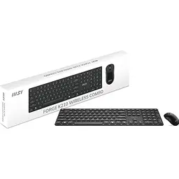 Комплект (клавіатура + миша) MSI Forge K210 Combo Black UA [175917] - мініатюра 5