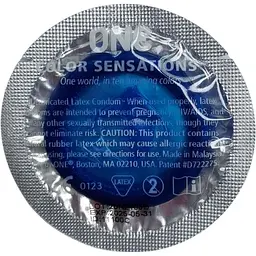 Презервативи One Color Sensation Adrenaline Rush сині 3 шт. (ROZ6400230338) - мініатюра 3