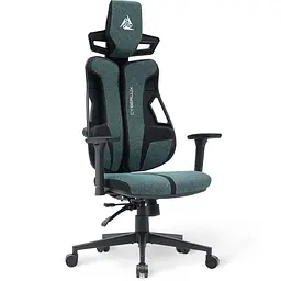 Геймерське крісло Mealux Cyberlux V8 Fabric Green (GM-V8 FZ) - мініатюра 2