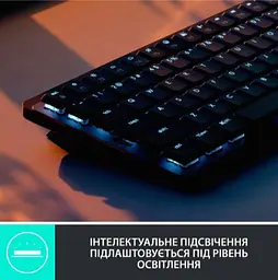 Клавіатура Logitech MX Mechanical Mini Minimalist Wireless Графітовий (920-010780) (6807802) - мініатюра 3