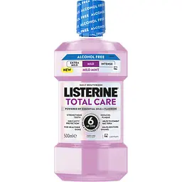 Ополіскувач для порожнини рота Listerine Total Care М'який смак (без спирту) 500 мл