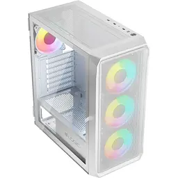 Корпус LogicConcept PORTOS MESH+GLASS ARGB White без БП (AT-PORTOS-20-0000000-0002) - мініатюра 6