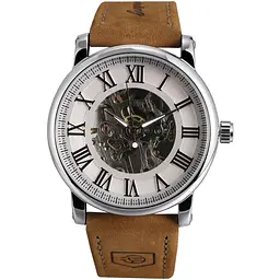 Наручний годинник Forsining Vintage Pro Сріблястий (3275)