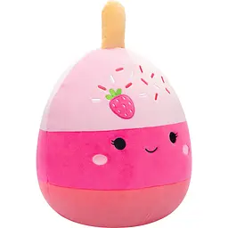 М'яка іграшка Squishmallows Полуничний кейк-поп Пама 30 см (SQCR06573) - мініатюра 2