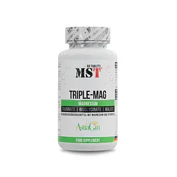 Магніевий комплекс MST Nutrition Triple-Mag, 60 капсул