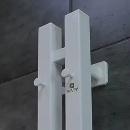 Електрична рушникосушка Navin Силует Квадро 90x1200 Sensor права, біла 12-228053-3680, Білий, Праве, Електронний - мініатюра 7