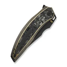 Ніж складаний мисливський Weknife Quinseris, (100,1 см) Bohler M390 / Titanium бронзовий - мініатюра 5