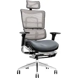 Офісне крісло GT Racer X-801L (W-20, B-40), світло-сіре (X-801L Bright Gray (W-20 B-40))