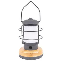 Ліхтар кемпінговий Bo-Camp Hasting Rechargable 200 Lumen Bamboo-Grey (5818981) - мініатюра 2