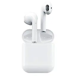 Навушники AirPods i12 BT з сенсором Bluetooth бездротові навушники - вкладиші в зарядному кейсі