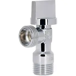 Кран приладовий Thermo Alliance Base Арко 1/2" ЗЗ хром, кутовий латунний SD185W1515