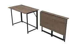 Стіл розкладний Моріс Ferrum-decor 750x1000x600 Чорний метал ДСП Дуб Сонома Трюфель 16 мм (FRD-104673) - мініатюра 5