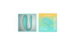 Смарт-вібратор для пар We-Vibe Sync Lite Aqua, 10 віброрежимів, можна поєднувати з проникним сексом - мініатюра 7