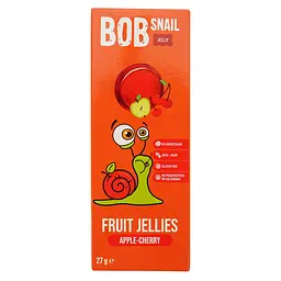 Уцінка. Натуральний мармелад Bob Snail Яблуко-Вишня 27 г 