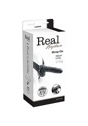 Страпон Real Rapture Strap On Cavo, 20.5 см (черный) - миниатюра 2