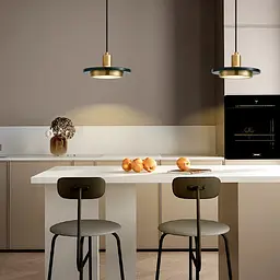 Підвіс Lumina із зеленим мармуровим плафоном LED в стилі Ар-деко Line.F SC 2/1 GR - мініатюра 7