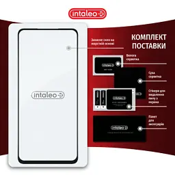Скло захисне Intaleo Full Glue Oppo A58 4G Black (1283126583490) - мініатюра 8