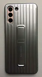 Чохол оригінальний із підставкою Official Protective Rugged Standing Cover EF-RG996CJEGRU для Samsung Galaxy S21 Plus Silver - мініатюра 2