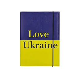 Органайзер для документів А5 синьо-жовтий Love Ukraine