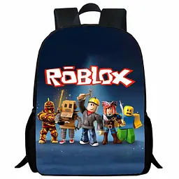 Рюкзак Roblox чорний дитячий – стильний шкільний рюкзак Роблокс для дітей