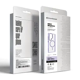 Чохол ArmorStandart Unit MagSafe для Samsung S24 Ultra Lavender - мініатюра 6