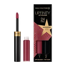 Стійка губна помада Max Factor Lipfinity 2 Step відтінок 86 Superstar 2.3 мл + 1.9 г (8000019174518) - мініатюра 3