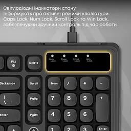 Клавіатура Ajazz AF98 USB UA Black (AF98-B) - мініатюра 9