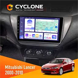 Штатна магнітола Mitsubishi Lancer 9 2000-2010 Black Cyclone C9-011 4x64, DSP Cyclone (НФ-00007069)