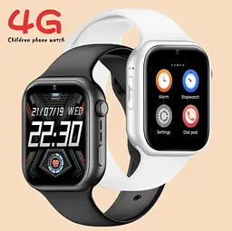 Смарт-годинник дитячі LEMFO K20 4G з камерою WI-FI GPS SIM-карта GEO паркан силіконовий ремінець White (16739) - мініатюра 7