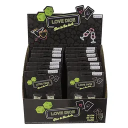 Неонові кубики Love Dice Glow In The Dark білі, 2 шт. - мініатюра 8