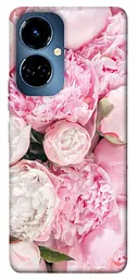 Чохол Demsky Pink peonies для TECNO Camon 19 (CI6n) / 19 Pro (CI8n)