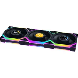 Вентилятор Lian Li Uni Fan SL Wireless LCD 120-3 Reverse Black (G99.12RSLLCD1W3B.00) - мініатюра 2