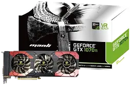 Відеокарта GeForce GTX 1070 8GB Manli Gallardo (M-NGTX1070G/5RGHDPPP-F378G) Б/В