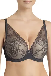 Бюстгальтер 001 10 02 пуш-ап +1 ELLEN Effetto Lingerie чорний 75D