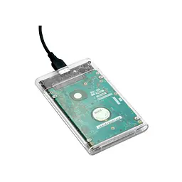 Кишеня зовнішня Dynamode 2.5" SATA HDD/SSD USB 3.0 Transparent (DM-CAD-25316) - мініатюра 4