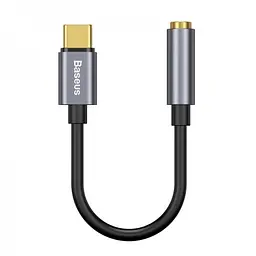 Адаптер Baseus Type-C Male to 3.5mm Female Adapter L54 Deep Grey