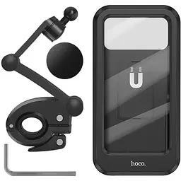 Велотримач для телефону HOCO Rider waterproof bicycle stand CA101 190x100mm base - мініатюра 2