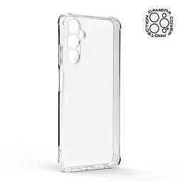 Прозрачный чехол для Samsung Galaxy A05s (A057) с защитой камеры и усиленными бортами, тонкий, силиконовый, бесцветный, ударопрочный, противоударный бампер с закрытой камерой, ArmorStandart (ARM84400) - мініатюра 2
