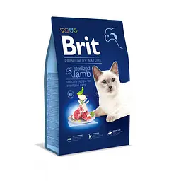 Сухий корм Brit Premium Sterilized Lamb Брит для стерилізованих кішок, з ягням, 8 кг (арт.171871)