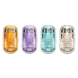 Мишка XO M12 Wireless Transparent/White (M12 White) - мініатюра 2