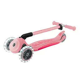 Самокат Globber Elite Lights колеса з підсвіткою 50 кг пастельно-рожевий (439-710-3) - мініатюра 14