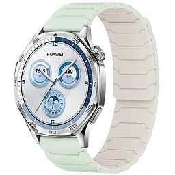 Ремінець Dual-color Magnetic для Smart Watch 20mm Mint Green / Starlight