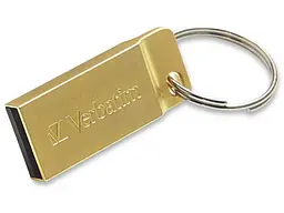 USB флеш накопичувач Verbatim 64 GB Metal Executive Gold (99106) - мініатюра 3