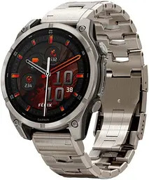 Смарт-годинник Garmin Fenix 8 47mm AMOLED Sapphire Titanium with Vented Titanium Bracelet (010-02904-40)