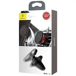 Автотримач Baseus Magnetic Air Vent Car чорний (SUGX020001)  - мініатюра 6